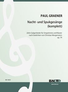 Nacht- und Spukgesänge for voice and piano op.79 (complete) 