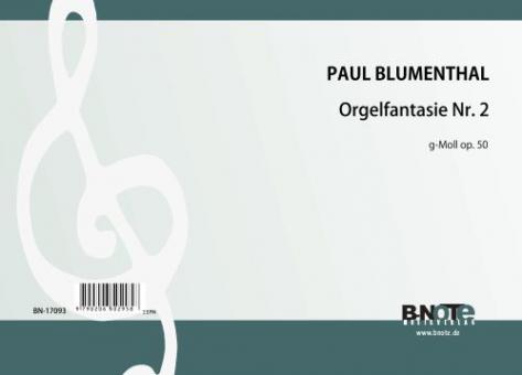Organ fantasy nr. 2 in g minor op.50 
