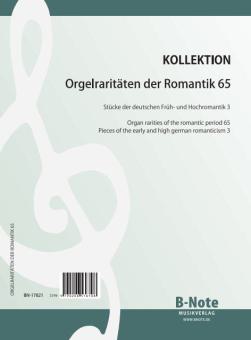 Organ rarities of the romantic period 65: Early and high german romanticism 3 