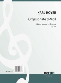 Organ sonata in d minor op.19 