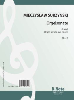 Organ sonata in d minor op.34 