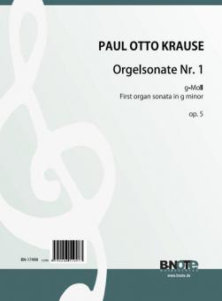 First organ sonata in g minor op.5 