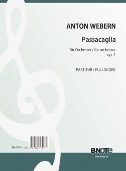 Passacaglia for orchestra op.1 