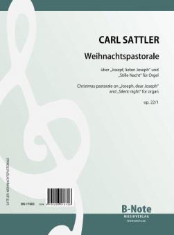 Pastorale on 'Joseph, dear Joseph' and 'Silent Night' for organ op.22/1 