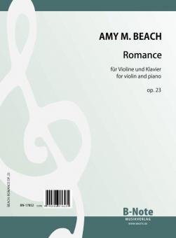 Romance for violin and piano op.23 