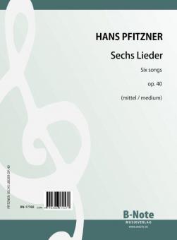 Six songs op.40 (medium) 