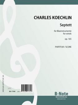 Septet for winds op.165 (score) 