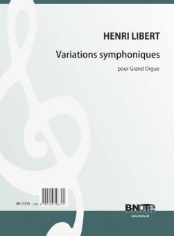 Symphonic variations for organ 