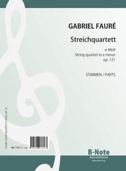 String quartet in e minor op.121 (score/parts) 