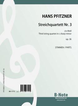 Third string quartet in c sharp minor op.36 
