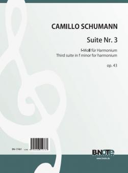 Third suite in f minor for harmonium op.43 