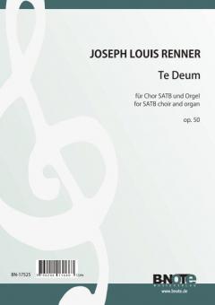 Te Deum for SATB choir and organ op.50 