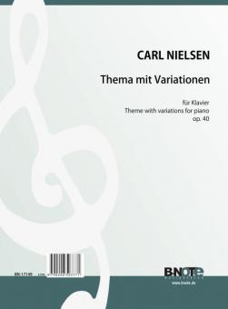 Theme with variations for piano op.40 