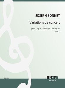 Variations de Concert for organ op.1 
