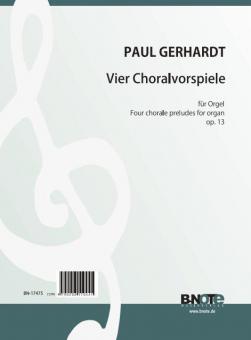 Four chorale preludes for organ op.13 