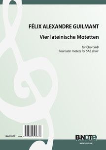 Four latin motets for SAB choir and organ ad. lib. 