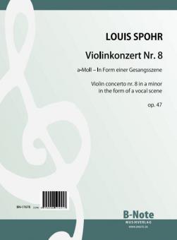 8th violin concerto in a minor 'In the form of a vocal scene' 