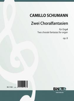 Two chorale fantasias for organ op.8 