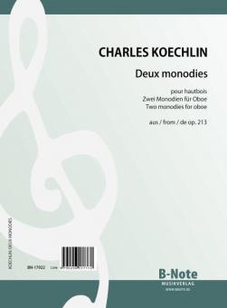 Two monodies for oboe from op.213 