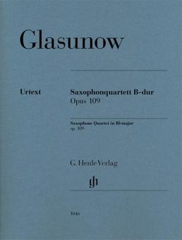 Saxophone Quartet B flat major op. 109 
