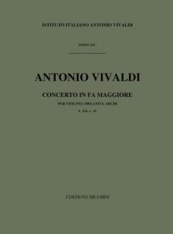 Concerto In F Major RV542 