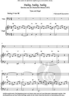 Zum Sanctus (Heilig, heilig) 
