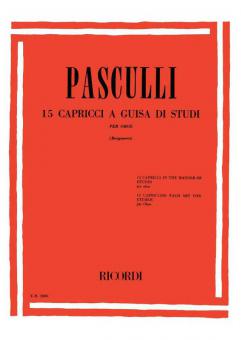 15 Capricci a giunsa di studi 