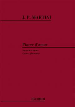 Piacer D'amor High Voice & Piano (Italian / French, Key Of G) 