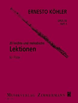 20 leichte und melodische Lektionen op. 93 Heft 1 Download