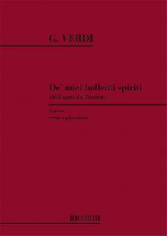 De' Miei Bollenti Spiriti Tenor Piano from La Traviata Act 2 