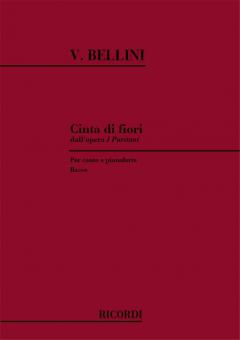 Cinta Di Fiori Baritone Piano Italian from I Puritani Act 2 