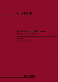 D'amor Sull'ali Rosee Soprano Piano Italian from Il Trovatore Act 4 