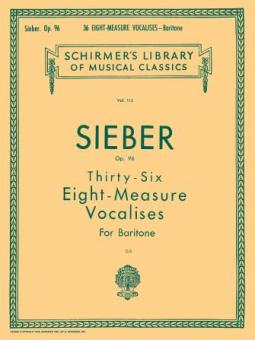 36 Eight Measure Vocalises Op.96 