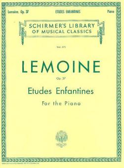 Etudes Enfantines Op.37 Piano 