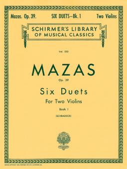Six Duets Op. 39 Book1 