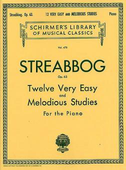 12 Very Easy and Melodious Studies Op.63 