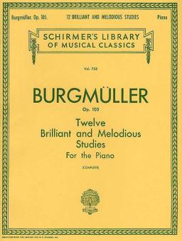 12 Brilliant and Melodious Studies Op.105 