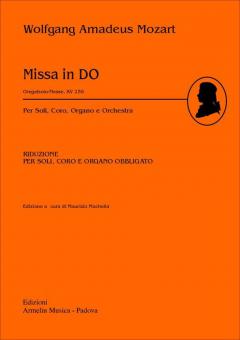 Missa In Do Maggiore, KV 259, Orgelsolo-Messe 