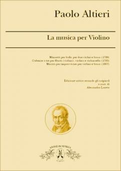 L'Opera Per Violino Minuetti Per Ballo 