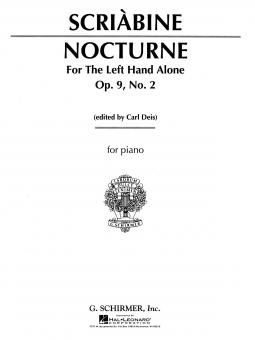 Nocturne for Left Hand Piano Op.9 No.2 