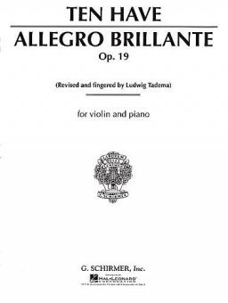 Allegro Brillante Op. 19 