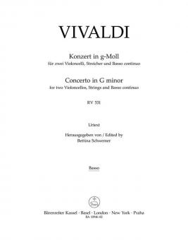 Concerto in G minor RV 531 