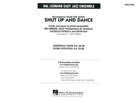 Shut Up And Dance 