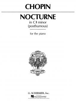 Nocturne In C Sharp Minor Posthumous for The Piano 