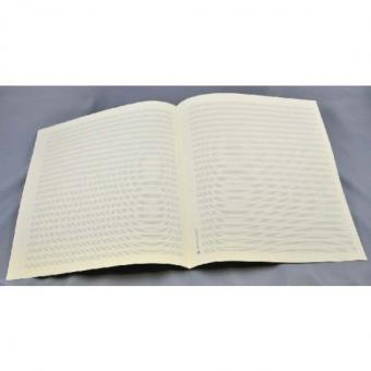 Notenpapier Quart-Format hoch (27x34) 18 Systeme 