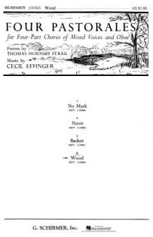 Wood No.4 Of Four Pastorales A Cappella with Oboe 
