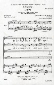 Sehnsucht No.1 Op.112 