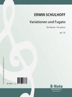 Variations and fugato on an own theme for piano op.10 