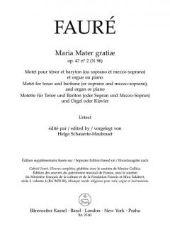 Maria Mater gratiae op. 47/2 N 96 Standard