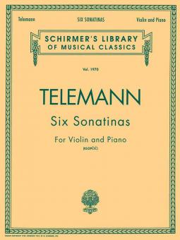 Six Sonatinas Vln/Piano 